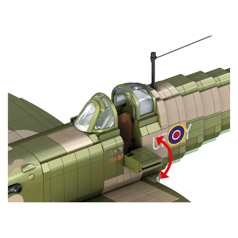 Afbeelding laden in galerijviewer, Revell brick system bouwblokjes iron maiden spitfire mk.ii aces high 1:18 - 2802dlg.
