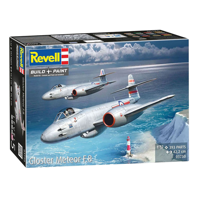 Afbeelding laden in galerijviewer, Revell modelbouwpakket gloster meteor f.8 1:32 - 393dlg.
