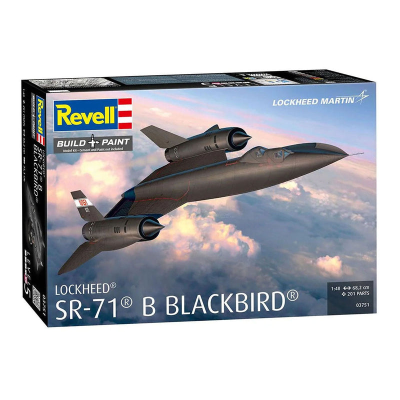 Afbeelding laden in galerijviewer, Revell modelbouwpakket lockheed sr-71b blackbird 1:48 - 201dlg
