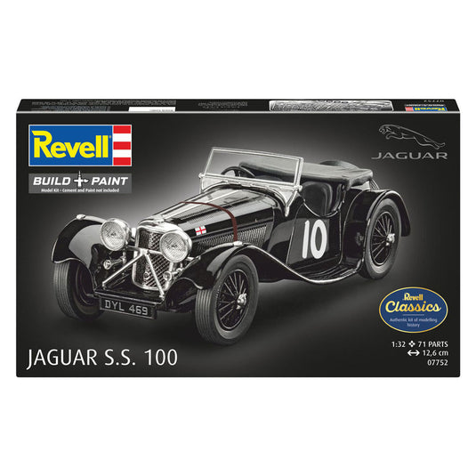 Revell modelbouwpakket jaguar ss 100 1:32 - 71dlg.