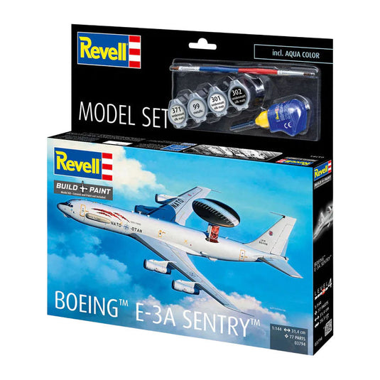Revell modelbouwpakket model set boeing e-3a 1:144 - 77dlg.