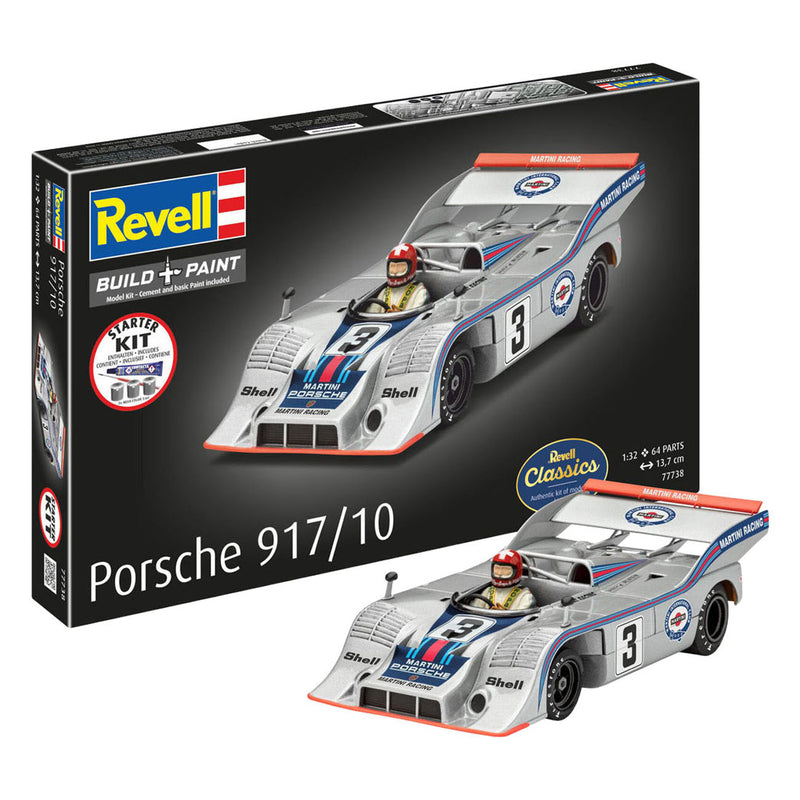 Afbeelding laden in galerijviewer, Revell modelbouwpakket starter kit porsche 917 10 1:32 - 64dlg.
