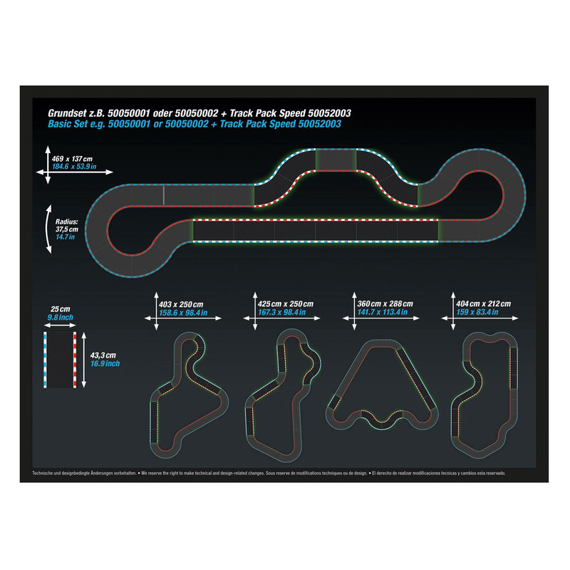 Afbeelding laden in galerijviewer, Carrera hybrid baanstukken track pack 1 - 10dlg.
