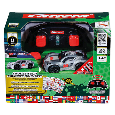 Carrera rc 2,4ghz mini rc grey - world championship - 1:43