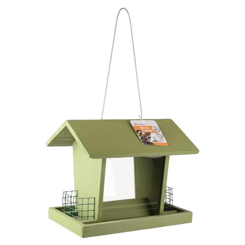 Afbeelding laden in galerijviewer, FLAMINGO FLAMINGO Vogelvoederhuisje met silo Mado groen
