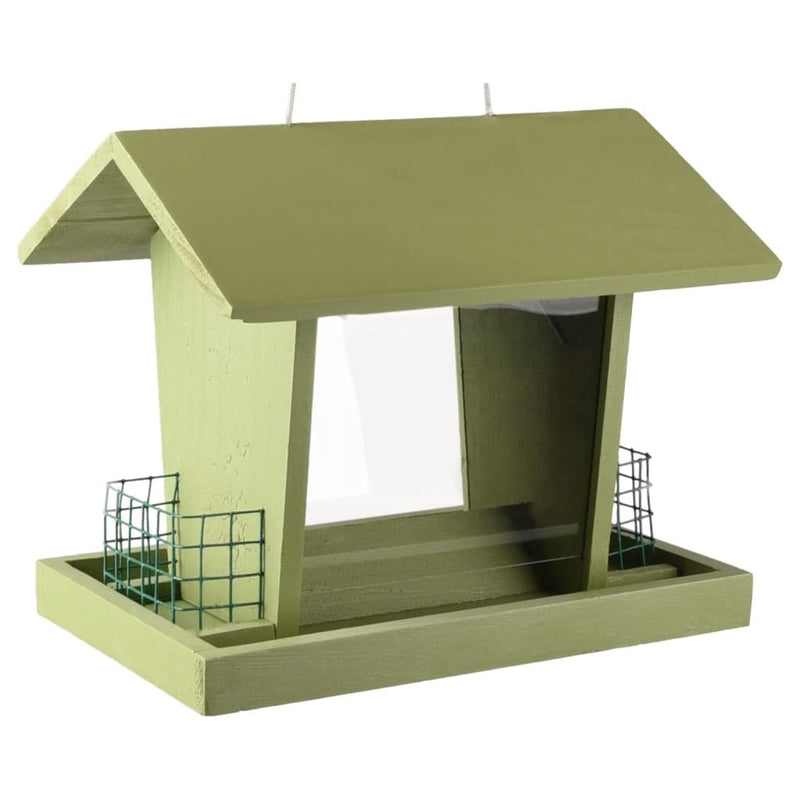 Afbeelding laden in galerijviewer, FLAMINGO FLAMINGO Vogelvoederhuisje met silo Mado groen
