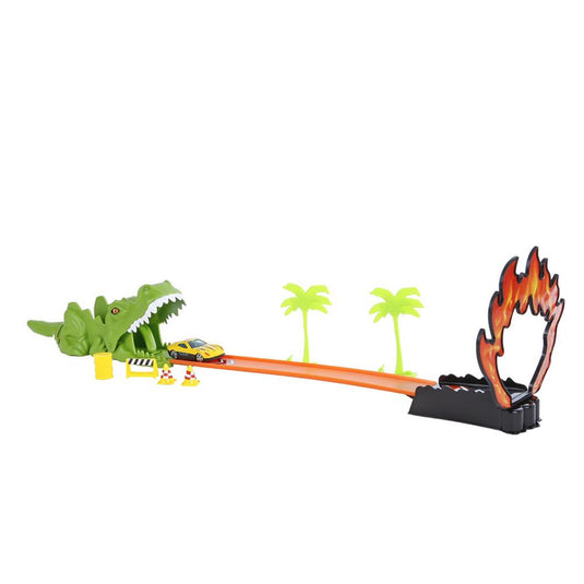 Roadblasters afschiet krokodil met die cast auto 68cm