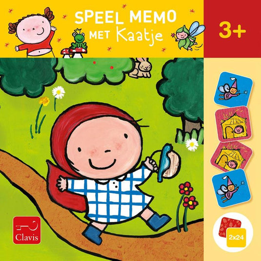 Speel memo: dag roodkapje! (kaatje). 3+