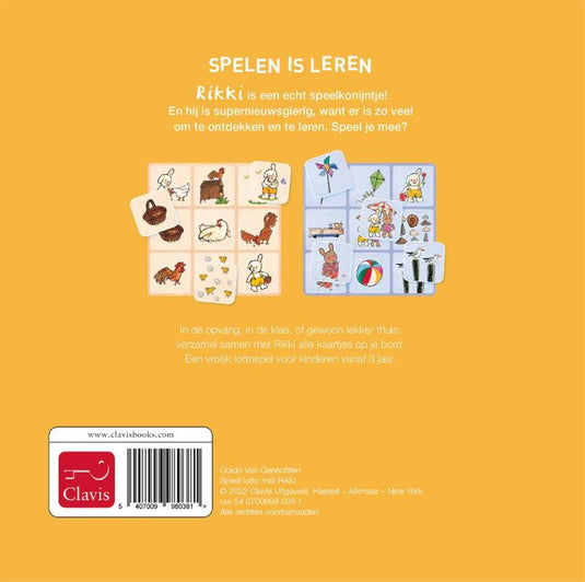 Speel lotto met rikki. 3+