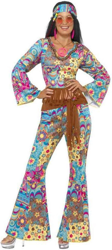 Smiffys hippy flower power costume