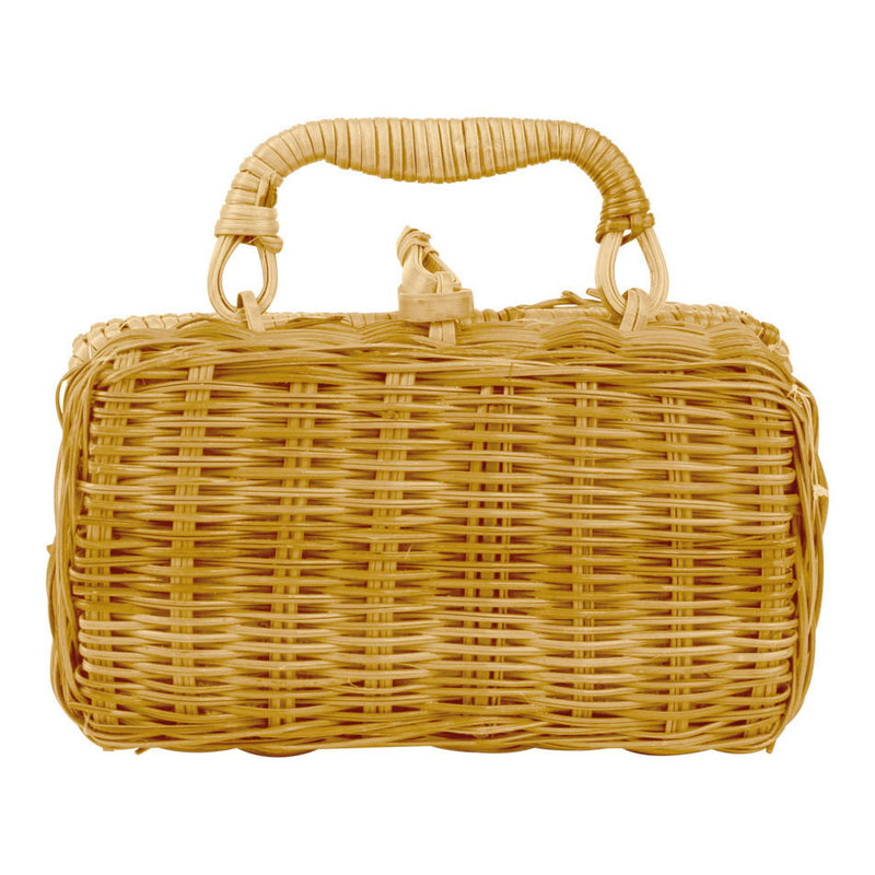 Afbeelding laden in galerijviewer, Small foot - picknickmandje met serviesgoed
