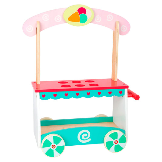 Small foot - houten ijscokar met accessoires