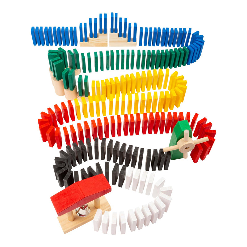 Afbeelding laden in galerijviewer, Small foot - houten domino rally, 490dlg.
