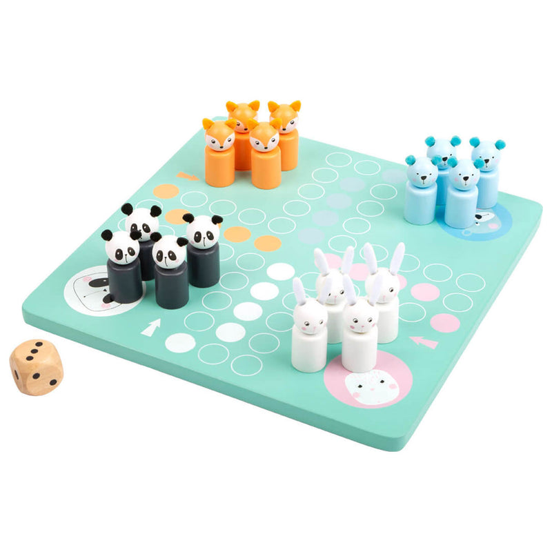 Afbeelding laden in galerijviewer, Small foot - ludospel dieren hout
