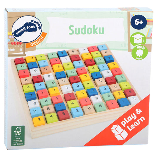 Small foot - houten sudoku spel kleur, 82dlg.