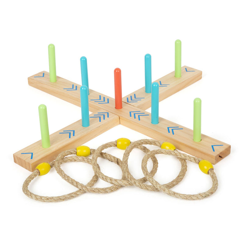 Afbeelding laden in galerijviewer, Small foot - houten ringwerpspel active
