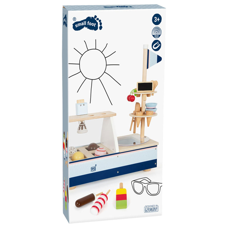 Afbeelding laden in galerijviewer, Small foot - houten ijskraam, 21dlg.
