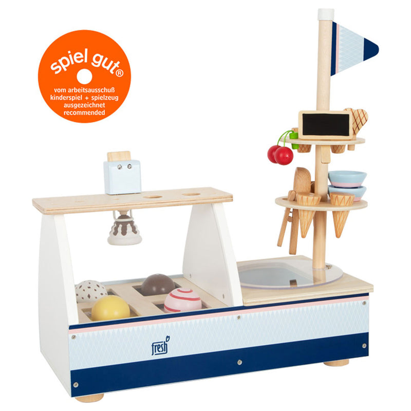 Afbeelding laden in galerijviewer, Small foot - houten ijskraam, 21dlg.
