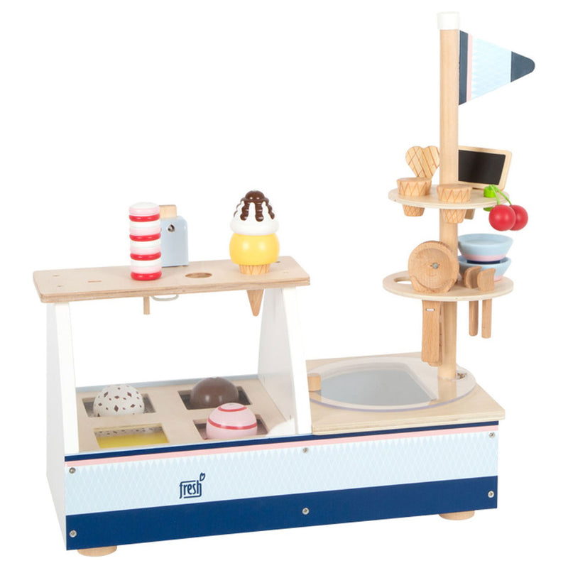 Afbeelding laden in galerijviewer, Small foot - houten ijskraam, 21dlg.
