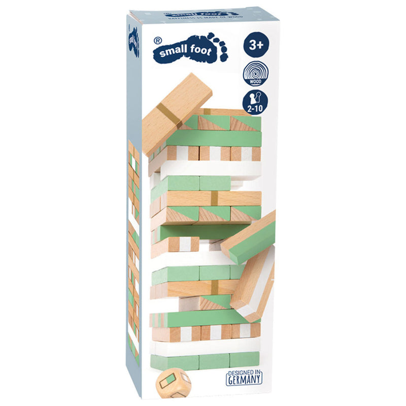 Afbeelding laden in galerijviewer, Small foot - houten wiebeltoren spel gouden editie
