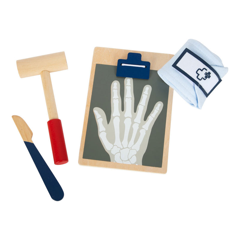 Afbeelding laden in galerijviewer, Small foot - dokterstas met houten dokter accessoires, 18dlg.

