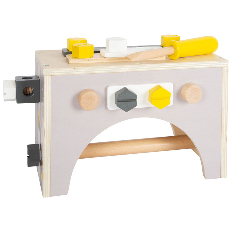 Afbeelding laden in galerijviewer, Small foot - houten gereedschapskist 2in1, 28dlg.

