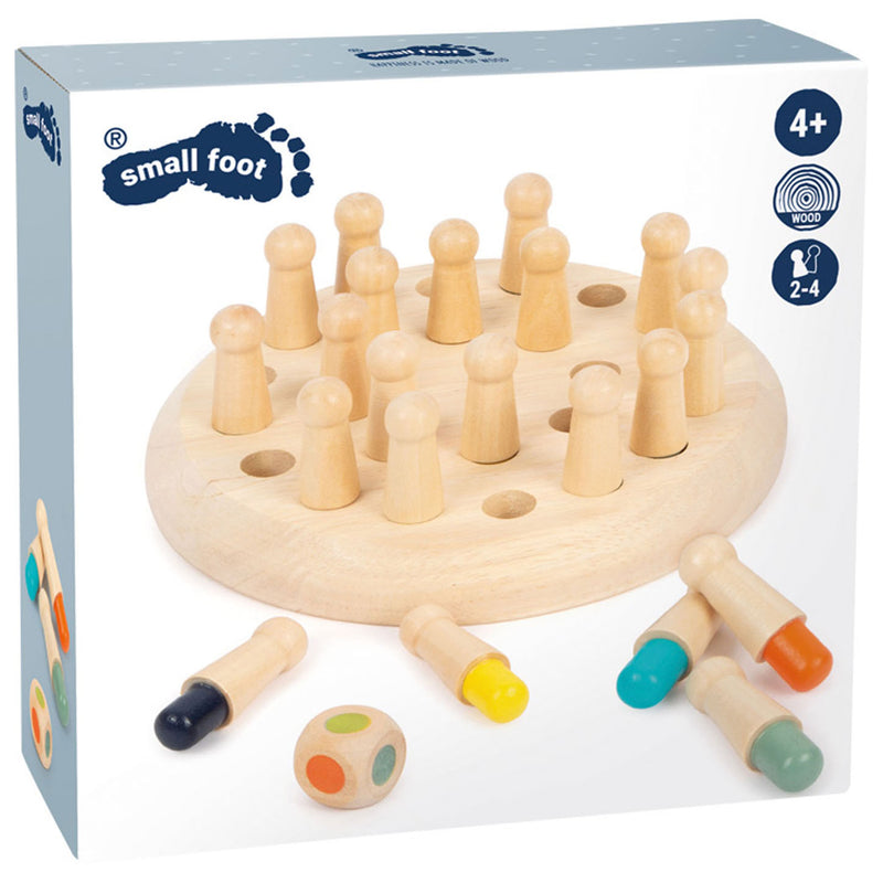 Afbeelding laden in galerijviewer, Small foot - houten kleuren memo spel
