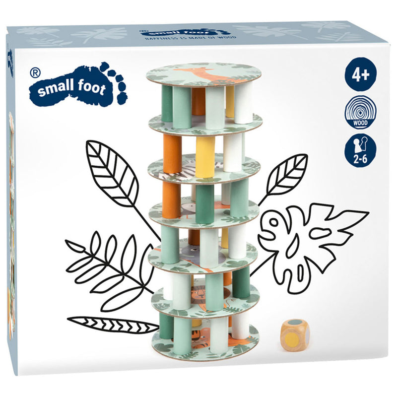 Afbeelding laden in galerijviewer, Small foot - houten wiebeltoren safari spel
