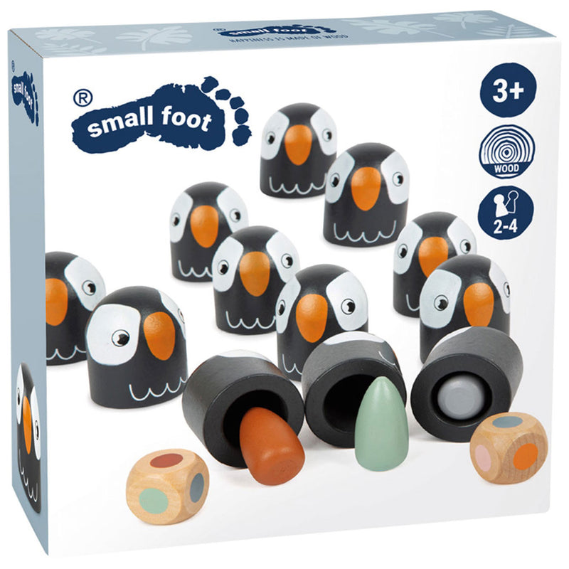 Afbeelding laden in galerijviewer, Small foot - houten memospel pinguin, 26dlg.
