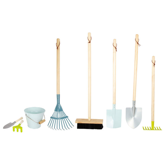 Small foot - houten kinder tuingereedschap, 8dlg.