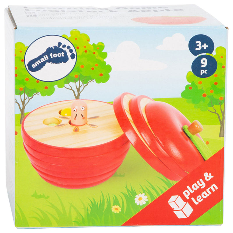 Afbeelding laden in galerijviewer, Small foot - houten stapelspel appel
