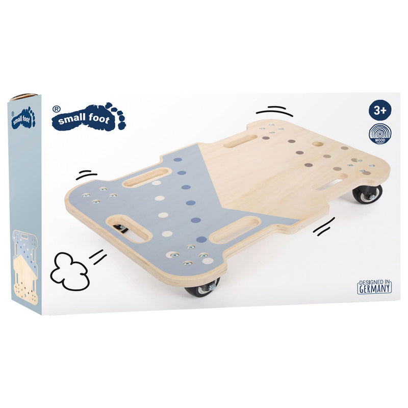 Afbeelding laden in galerijviewer, Small foot - houten rollerbord blauw
