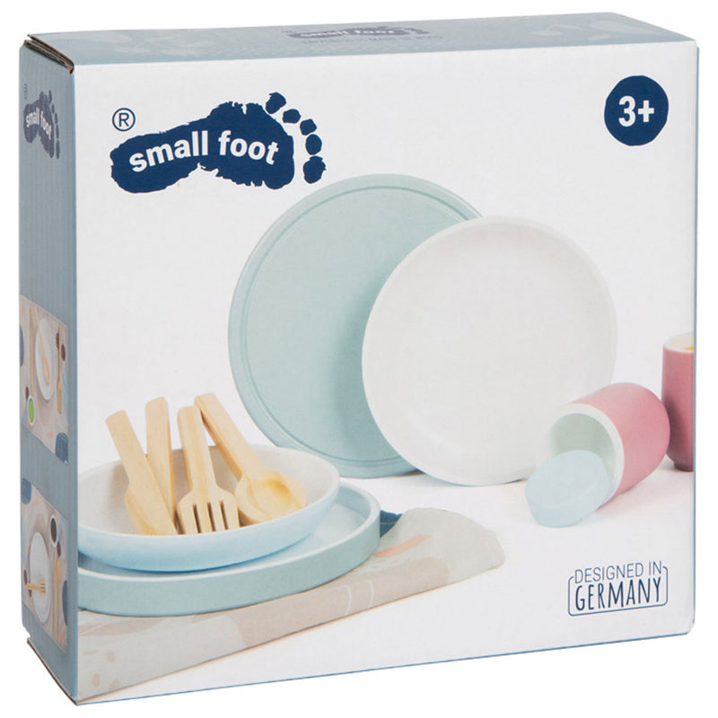 Afbeelding laden in galerijviewer, Small foot - houten bestekset met placemats, 18dlg.
