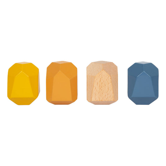 Small foot - houten balans blokken safari, 18dlg.