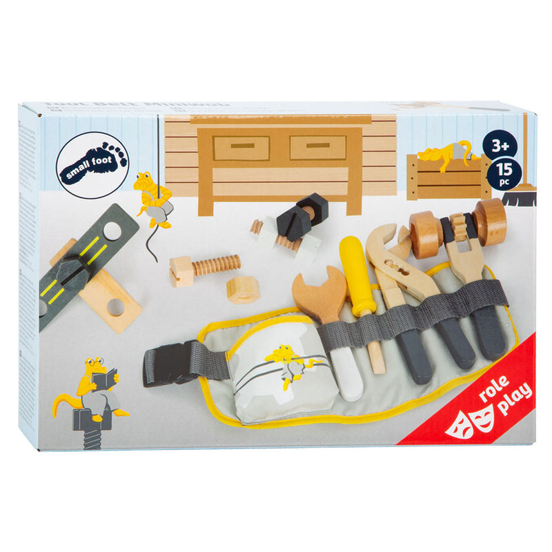 Afbeelding laden in galerijviewer, Small foot - gereedschapsriem met houten gereedschap miniwob
