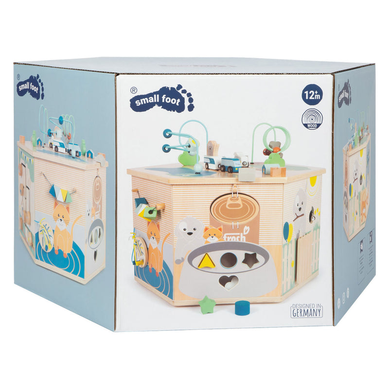 Afbeelding laden in galerijviewer, Small Foot XXL Activiteitenkubus Dieren
