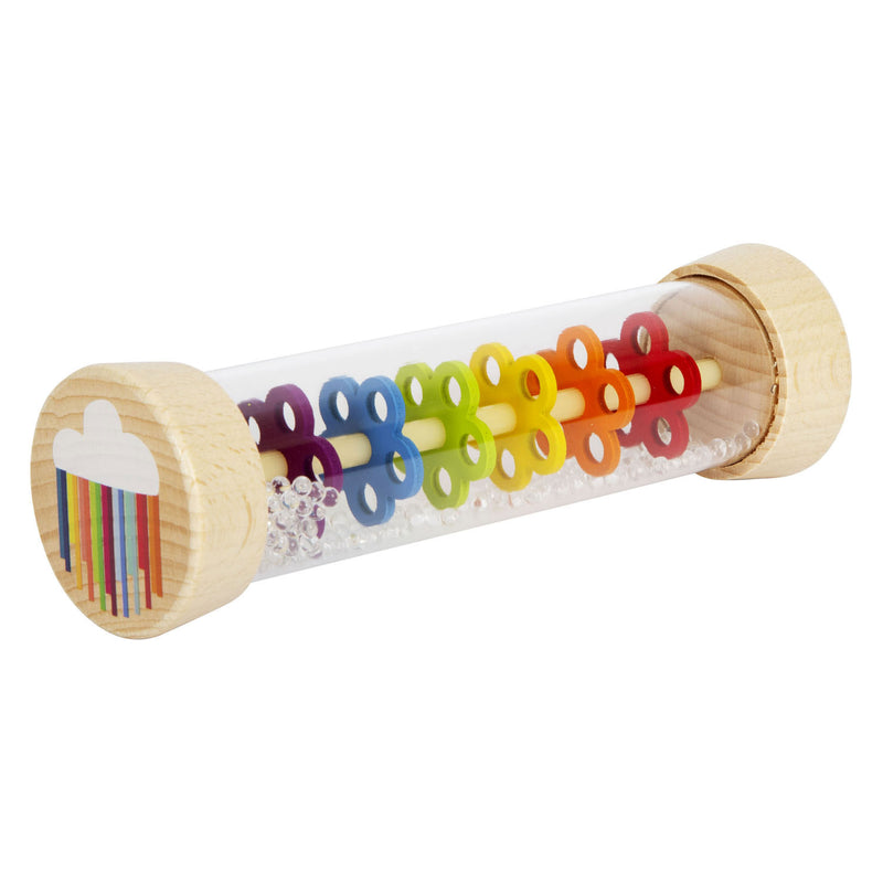 Afbeelding laden in galerijviewer, Small foot - houten regenmaker regenboog
