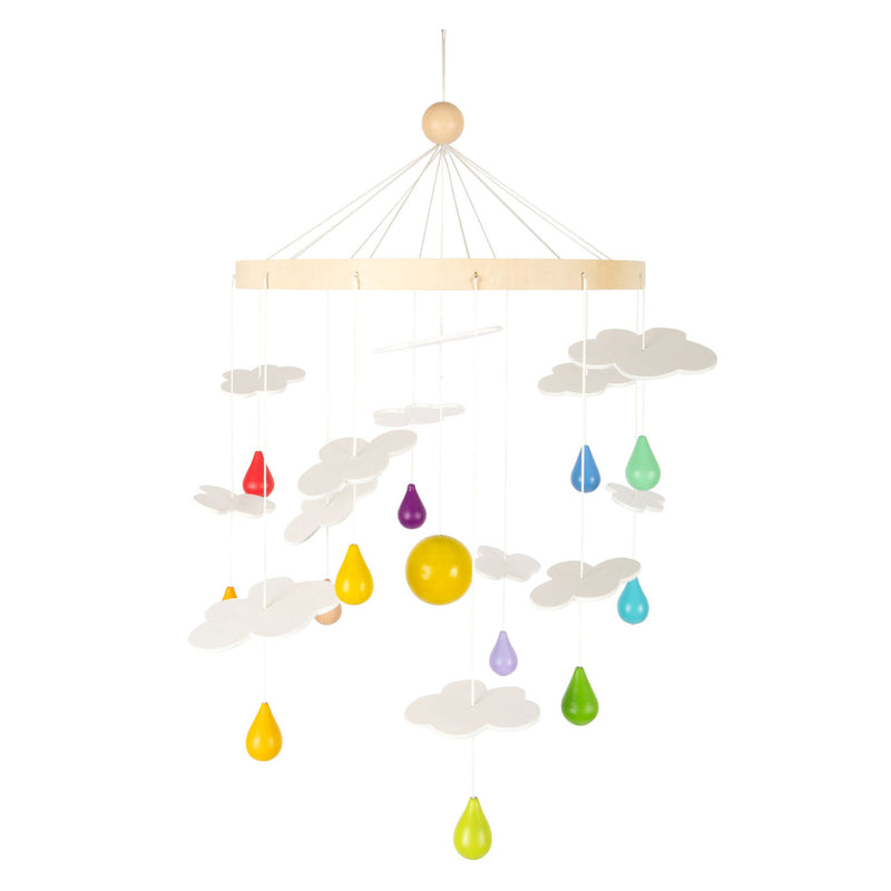 Afbeelding laden in galerijviewer, Small Foot Houten Baby Mobiel Regenboog
