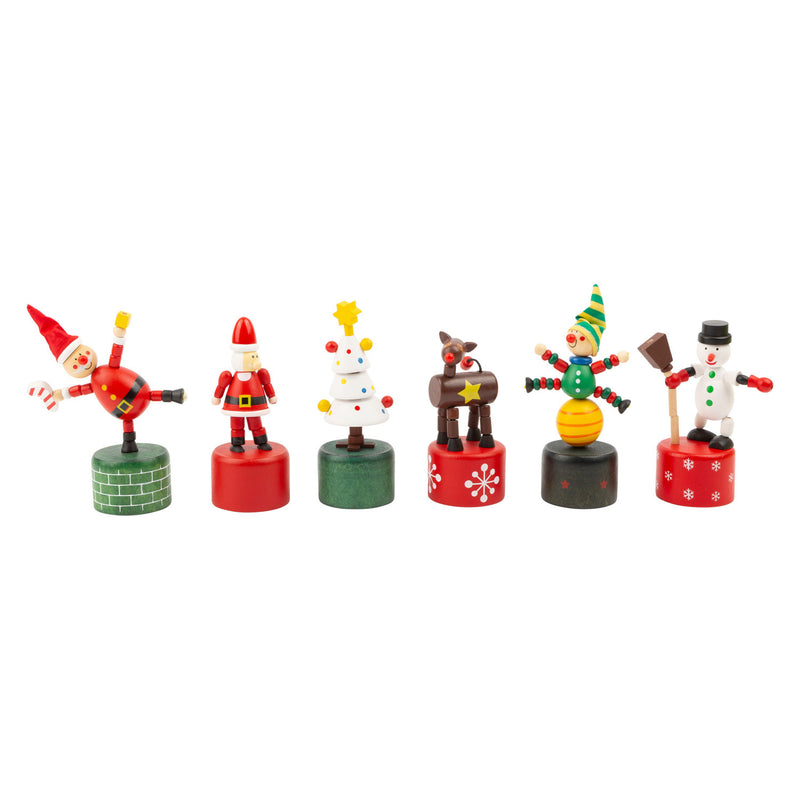 Afbeelding laden in galerijviewer, Small foot - houten drukfiguur kerst
