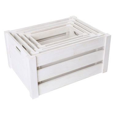 Small foot - houten opbergkistjes, set van 4