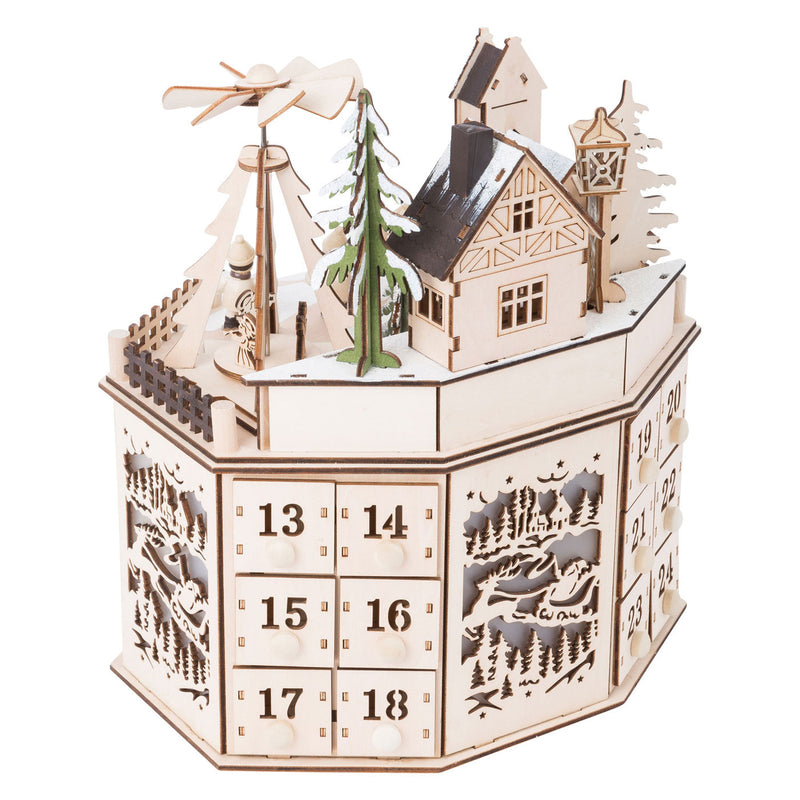 Afbeelding laden in galerijviewer, Small foot - houten adventskalender kerst landschap
