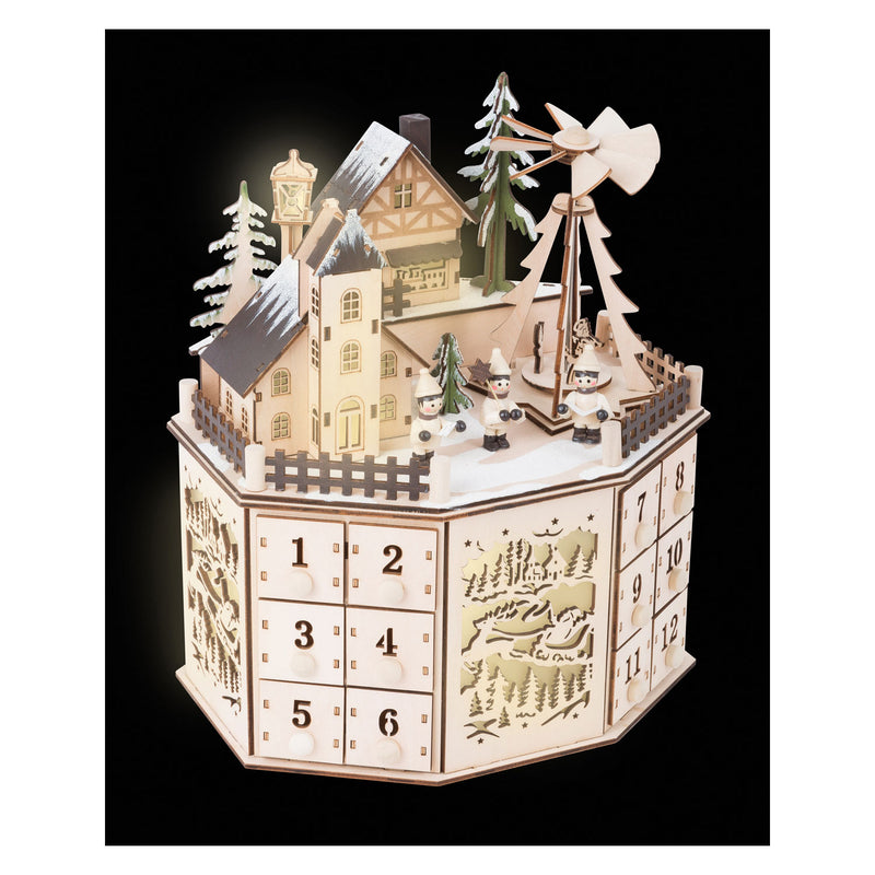 Afbeelding laden in galerijviewer, Small foot - houten adventskalender kerst landschap
