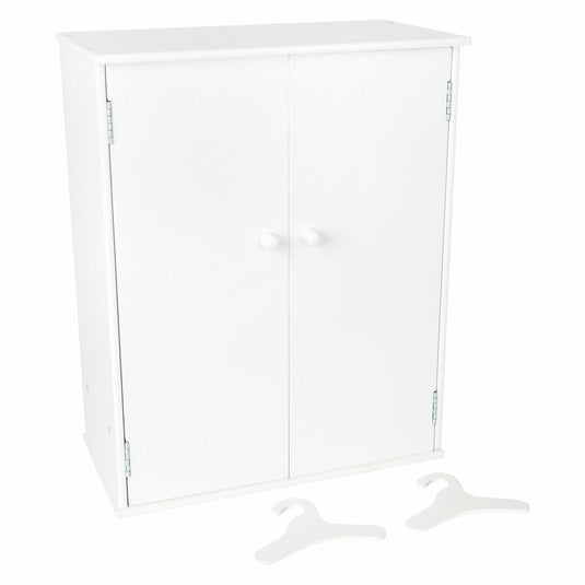Small foot houten poppen kledingkast 53 cm wit