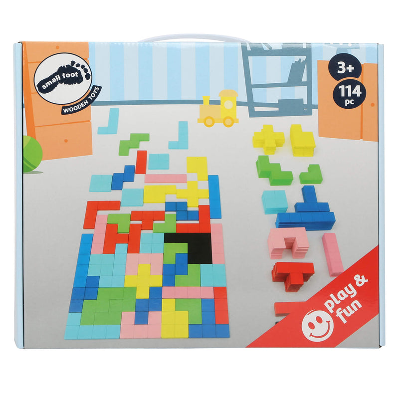 Afbeelding laden in galerijviewer, Small Foot Houten Puzzel Geometrische Vormen
