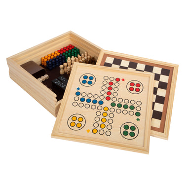 Small foot - houten spellen 7 klassiekers in opbergkist