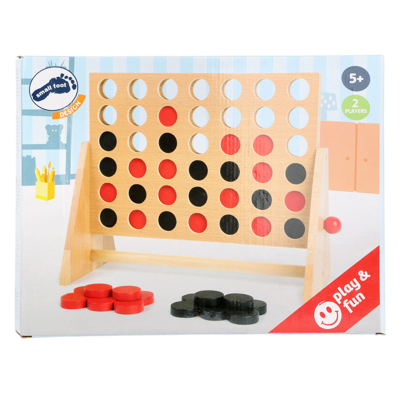 Afbeelding laden in galerijviewer, Small foot - houten spel 4 op een lijn
