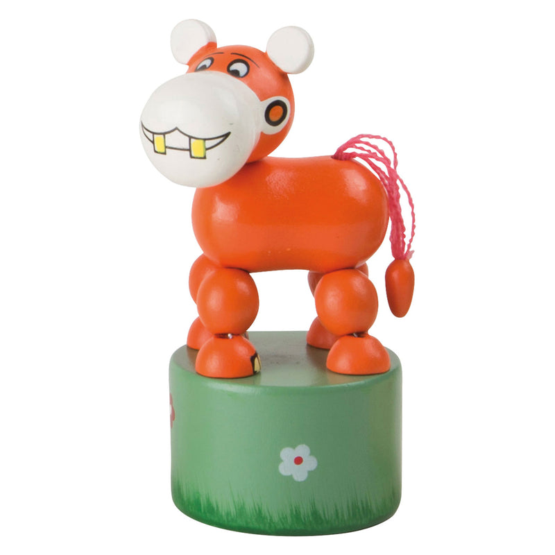 Afbeelding laden in galerijviewer, Small foot - houten drukfiguur wilde dieren, set van 6
