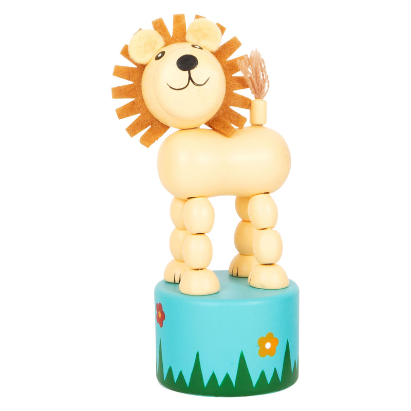Afbeelding laden in galerijviewer, Small foot - houten drukfiguur wilde dieren, set van 6
