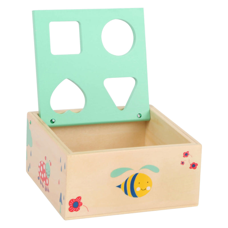 Afbeelding laden in galerijviewer, Small foot - houten vormenstoof met blokken natuur, 5dlg.

