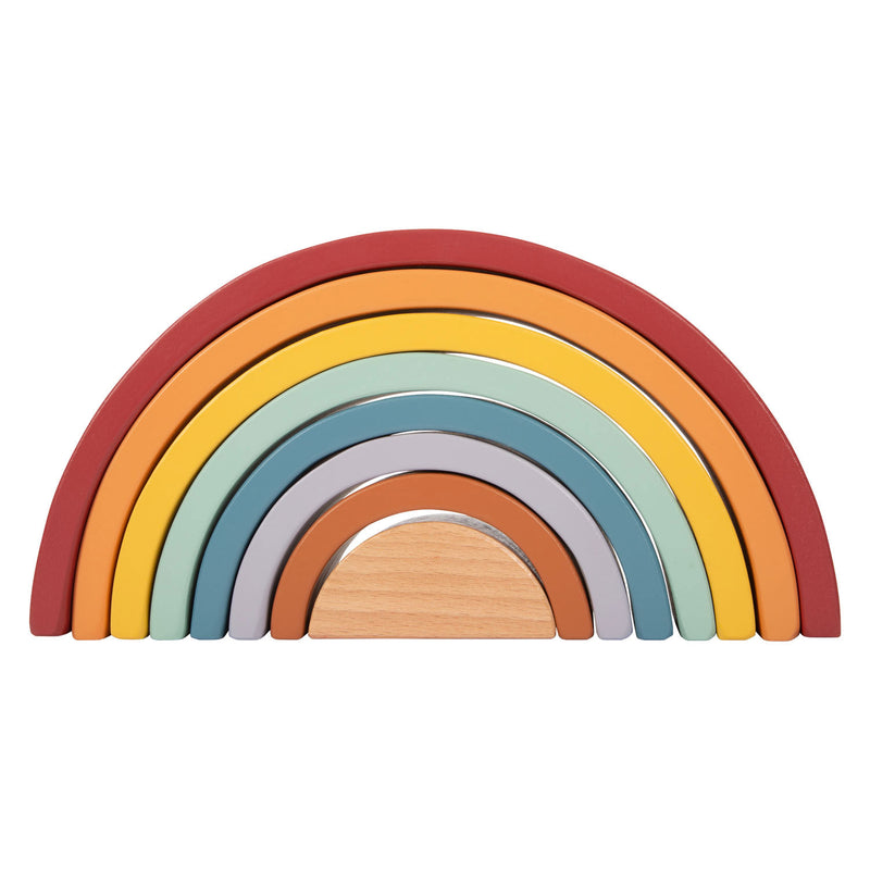 Afbeelding laden in galerijviewer, Small foot - houten regenboog bouw bogen met bal,
